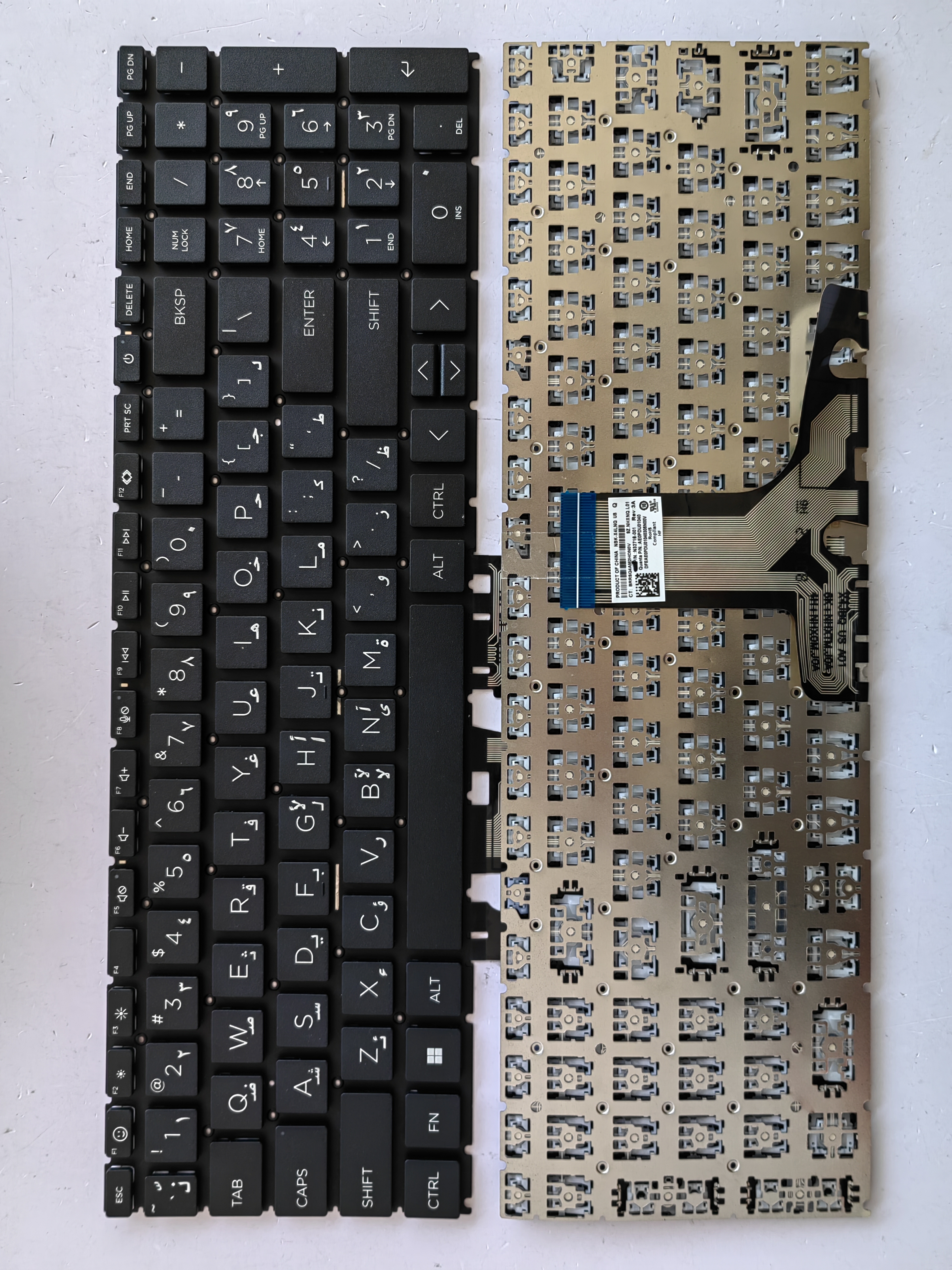 Picture of New Replacement Laptop Keyboard For HP 15-FC/15-FD BLACK (OEM) AR Layout